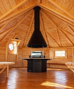 Kota finlandais barbecue 16,5 m² avec extension 3,57 m²