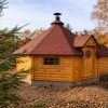 Kota finlandais barbecue 16,5 m² avec extension 3,57 m²