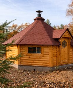 Kota finlandais barbecue 16,5 m² avec extension 3,57 m²