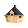 Chalet barbecue luxe bois 16.5 m²