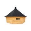 Chalet barbecue luxe bois 16.5 m²