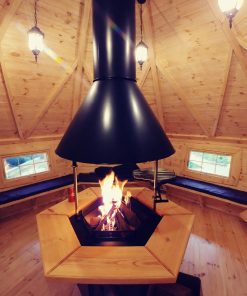 Chalet barbecue luxe bois 16.5 m²