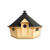 Chalet barbecue luxe bois 16.5 m²