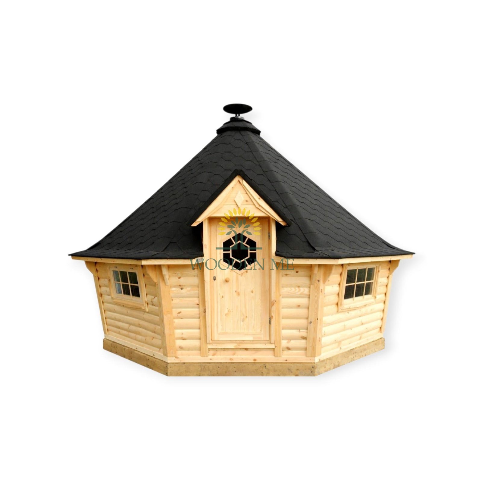 Chalet barbecue luxe bois 16.5 m²