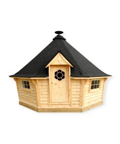 Chalet barbecue luxe bois 16.5 m²