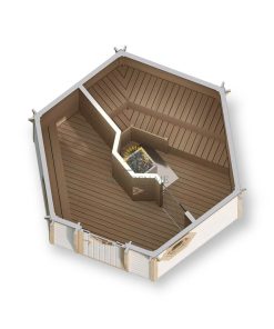 Kota Sauna 9.2 m² avec vestiaire