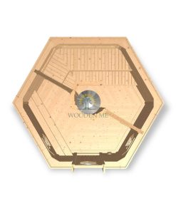Kota Sauna 9.2 m² avec vestiaire