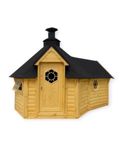 Chalet Barbecue Finlandais 9.2 m² avec Sauna 2.5 m