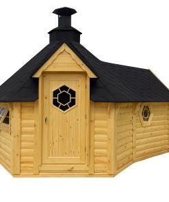 Chalet Barbecue Finlandais 9.2 m² avec Sauna 2.5 m