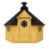 Chalet Barbecue Finlandais 9.2 m² avec Sauna 2.5 m