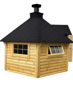 Chalet Barbecue Finlandais 9.2 m² avec Sauna 2.5 m