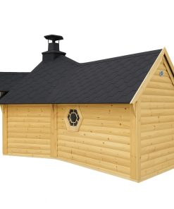 Chalet Barbecue Finlandais 9.2 m² avec Sauna 2.5 m