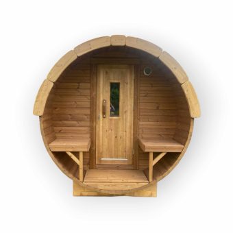 Sauna Tonneau 4.5 m Ø 1.97 m avec vestiaire
