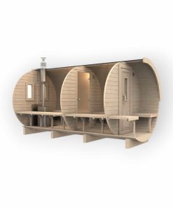 Sauna Tonneau 4.5 m Ø 2.27 m