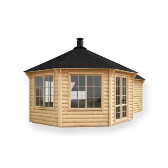 Pavillon Gloriette 16.5 m² avec 2.5 m extension