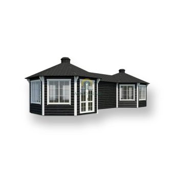 Double Pavillon Gloriette 16.5 m² avec 3 m couloir