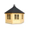 Pavillon barbecue en bois 14,9 m²