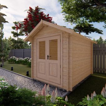 Abri de jardin BEDFORD 2.2x3m, 28 mm