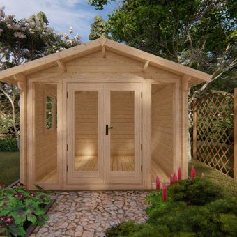 Abri de jardin EMMA 3x3m, 28 mm