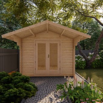 Abri de jardin IMPERIAL 3x3m, 28 mm