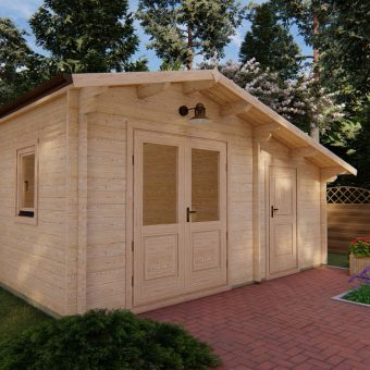 Maison de jardin DECO 5 m x 3 m, 44 mm