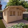 Maison de jardin LINUS 4m x 4m, 44 mm