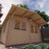 Maison de jardin LINUS 4m x 4m, 44 mm