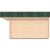 Maison de jardin LINUS 4m x 4m, 44 mm