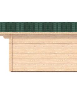 Maison de jardin LINUS 4m x 4m, 44 mm