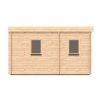Maison de jardin Otawa 6m x 4.5m, 44 mm