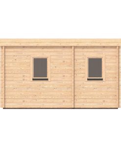 Maison de jardin Otawa 6m x 4.5m, 44 mm