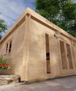 Maison de jardin Otawa 6m x 4.5m, 44 mm