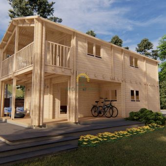 2 étages chalet - Athena (87 m² + 19 m² terrasse + 10 m² balcon)