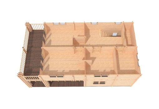 2 étages chalet - Athena (87 m² + 19 m² terrasse + 10 m² balcon)
