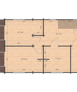 2 étages chalet - Athena (87 m² + 19 m² terrasse + 10 m² balcon)