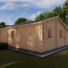 Le chalet Luke 6.5m x 7.7m, 68 mm
