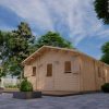 Le chalet Luke 6.5m x 7.7m, 68 mm