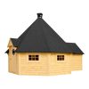 Cabine grill 25 m² avec extension 2.5 m