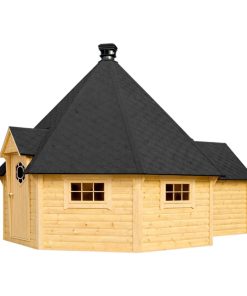 Cabine grill 25 m² avec extension 2.5 m