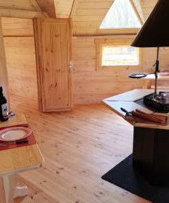 Cabine grill 25 m² avec extension 2.5 m