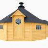 Cabine Grill 16.5 m² avec 2.5 m extension