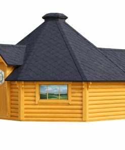 Cabine Grill 16.5 m² avec 2.5 m extension