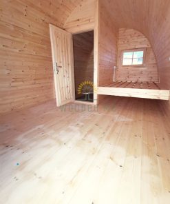 Pod camping de luxe isolé 3 m x 5.9 m