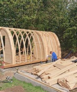 Pod camping de luxe isolé 3 m x 4.8 m