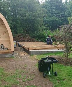 Pod camping de luxe isolé 3 m x 4.8 m