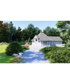 Chalet de camping Kota 16.5m² avec 2 extensions