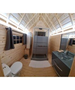Chalet de camping Kota 16.5m² avec 2 extensions