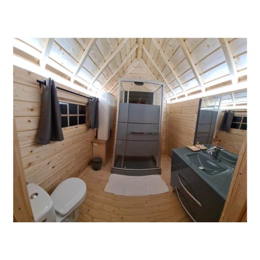 Chalet de camping Kota 16.5m² avec 2 extensions