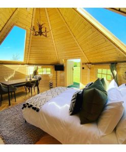 Chalet de camping Kota 16.5m² avec 2 extensions
