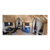Chalet de camping Kota 16.5m² avec 2 extensions